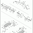 FXDBA 1VB4 DYNA STREET BOB (H-D1) (2013) FOOTBOARDS & FOOTPEGS