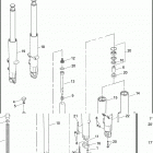 FLHTCUSE8 1PR8 CVO ULTRA CLASSIC (2013) FORK, FRONT