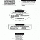 FLHTP 1FMM ELECTRA GLIDE STANDARD POLICE (2013) Лейбл предостережения