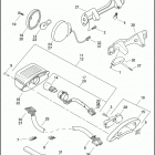 FLHTP 1FMM ELECTRA GLIDE STANDARD POLICE (2013) TAIL LAMP & TURN SIGNALS, REAR