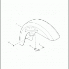 FLHTCUSE8 1PR8 CVO ULTRA CLASSIC (2013) FENDER, FRONT