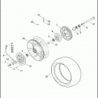 FLHRSE5 1PG8 CVO ROAD KING (2013) Колесо заднее