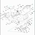 FLTRX 1KHM ROAD GLIDE CUSTOM (2013) FAIRING, INNER - FLTRU & FLTRX