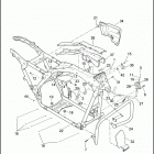 FLHTC 1FFM ELECTRA GLIDE CLASSIC (2013) FRAME & JIFFY STAND