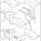 FLHTC 1FFM ELECTRA GLIDE CLASSIC (2013) SEATS