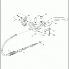 XL1200CB 1LK3 SPORTSTER 1200 CUSTOM LIMITED B (2013) Привод управления сцеплением