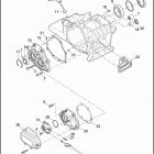 FLHRSE5 1PG8 CVO ROAD KING (2013) TRANSMISSION BEARINGS & COVERS