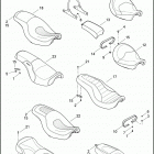 FXDWG 1GP4 DYNA WIDE GLIDE (2013) SEATS