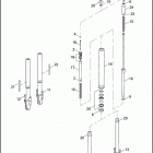VRSCF 1HPH V-ROD MUSCLE (2013) FORK, FRONT