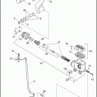 FLHTP 1FMM ELECTRA GLIDE STANDARD POLICE (2013) BRAKE CONTROL, REAR