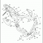 XR1200X 1LD6 XR1200X (2013) FRAME & JIFFY STAND - XR1200X