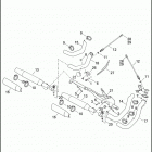 XL883L 4CR2 SUPERLOW (2013) EXHAUST SYSTEM - 883L / N / R, 1200C / CA / CB / CP / V ...