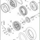 FLHTC 1FFM ELECTRA GLIDE CLASSIC (2013) Колесо заднее
