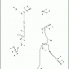 FXDBP 103 1VAM DYNA STREET BOB (H-D1) (2013) BRAKE LINES, FRONT - NON-ABS