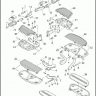 FLHTC 1FFM ELECTRA GLIDE CLASSIC (2013) FOOTBOARDS & FOOTPEGS