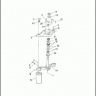 FLHTC 1FFM ELECTRA GLIDE CLASSIC (2013) FORK BRACKETS, FRONT