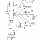FLHRSE5 1PG8 CVO ROAD KING (2013) WIRING HARNESS, MAIN (2 OF 5)