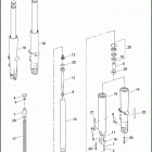 FLHRSE5 1PG8 CVO ROAD KING (2013) FORK, FRONT