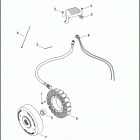 FLHTC 1FFM ELECTRA GLIDE CLASSIC (2013) ALTERNATOR & REGULATOR