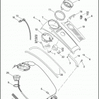 FLHP 1FHM ROAD KING POLICE (2013) INSTRUMENTS, FUEL TANK - FLHP