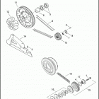 FLHTC 1FFM ELECTRA GLIDE CLASSIC (2013) BELT, CHAINS & SPROCKETS