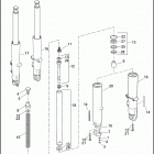 FLHTCUTG 1MAM TRI GLIDE ULTRA CLASSIC (2013) FORK, FRONT, LEFT & RIGHT