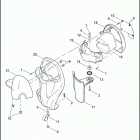 FLHTCUSE8 1PR8 CVO ULTRA CLASSIC (2013) FAIRING LOWERS