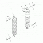 FLHRSE5 1PG8 CVO ROAD KING (2013) SHOCK ABSORBERS, REAR