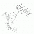 FLHTCUTG 1MAM TRI GLIDE ULTRA CLASSIC (2013) AUXILIARY / FOG LAMPS & TURN SIGNALS, FRONT