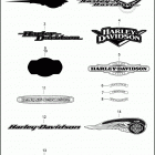 FLHTCU 1FCM ULTRA CLASSIC (2013) FUEL TANK TRIM