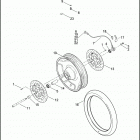 FLHTP 1FMM ELECTRA GLIDE STANDARD POLICE (2013) Колеса перед