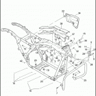 FLHTP 1FMM ELECTRA GLIDE STANDARD POLICE (2013) FRAME & JIFFY STAND