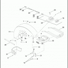 FLHTP 1FMM ELECTRA GLIDE STANDARD POLICE (2013) FENDERS, FRONT