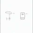 FLHTCUSE8 1PR8 CVO ULTRA CLASSIC (2013) GARAGE DOOR TRANSMITTER & RECEIVER