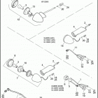 XL883L 4CR2 SUPERLOW (2013) TAIL LAMP & TURN SIGNALS, REAR