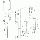 FLHTC 1FFM ELECTRA GLIDE CLASSIC (2013) FORK, FRONT, LEFT & RIGHT (FAIRING MODELS)