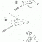 XL883L 4CR2 SUPERLOW (2013) BRAKE CONTROL, REAR