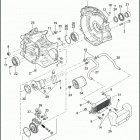 FLHTC 1FFM ELECTRA GLIDE CLASSIC (2013) CRANKCASE, ENGINE OIL FILTER & COOLER - TWIN CAM 103 ™