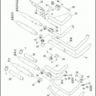 FXS 103 1JPV BLACKLINE (2012) EXHAUST SYSTEM - FLS, FLSTF, FLSTFB, FLSTN & FXS
