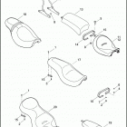 FXDC 1GV4 DYNA SUPER GLIDE CUSTOM (2012) SEATS