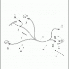 FLHTCUTG 1MAM TRI GLIDE ULTRA CLASSIC (2012) WIRING HARNESS, TURN SIGNALS & LIGHTS, REAR