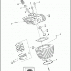 FXS 1JP5 BLACKLINE (2012) CYLINDERS, HEADS, VALVES - TWIN CAM 96 ™
