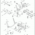 FLSTC 1BW5 HERITAGE SOFTAIL CLASSIC (2012) AUXILIARY / FOG LAMPS & TURN SIGNALS, FRONT - FLSTC & FL...