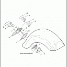 FLTRXSE 1TC8 CVO ROAD GLIDE (2012) LICENSE PLATE BRACKET