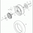 XR1200X 1LD6 XR1200X (2012) WHEEL, REAR, CAST - XR1200X