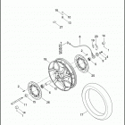 FLTRXSE 1TC8 CVO ROAD GLIDE (2012) Колеса перед