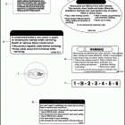 FLTRXSE 1TC8 CVO ROAD GLIDE (2012) Лейбл предостережения