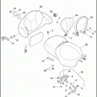 FLHTCUSE7 1PR8 CVO ULTRA CLASSIC (2012) SEAT & BACKREST