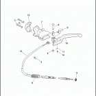 FLHTP 1FMM ELECTRA GLIDE STANDARD POLICE (2012) Привод управления сцеплением