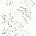 FLHTC 1FFM ELECTRA GLIDE CLASSIC (2012) SEATS